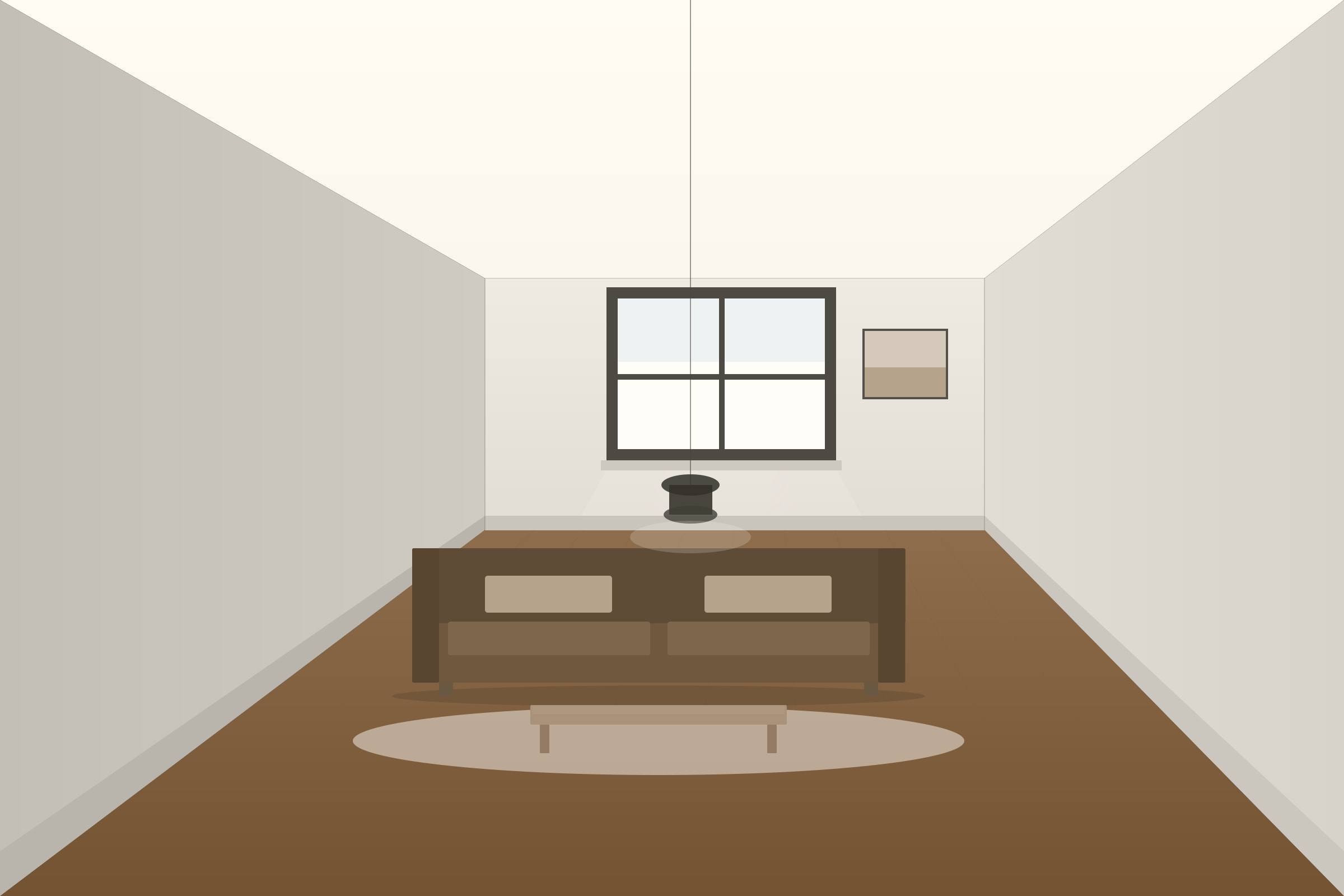 Second bedroom with built-in study desk and a north-facing window seat
