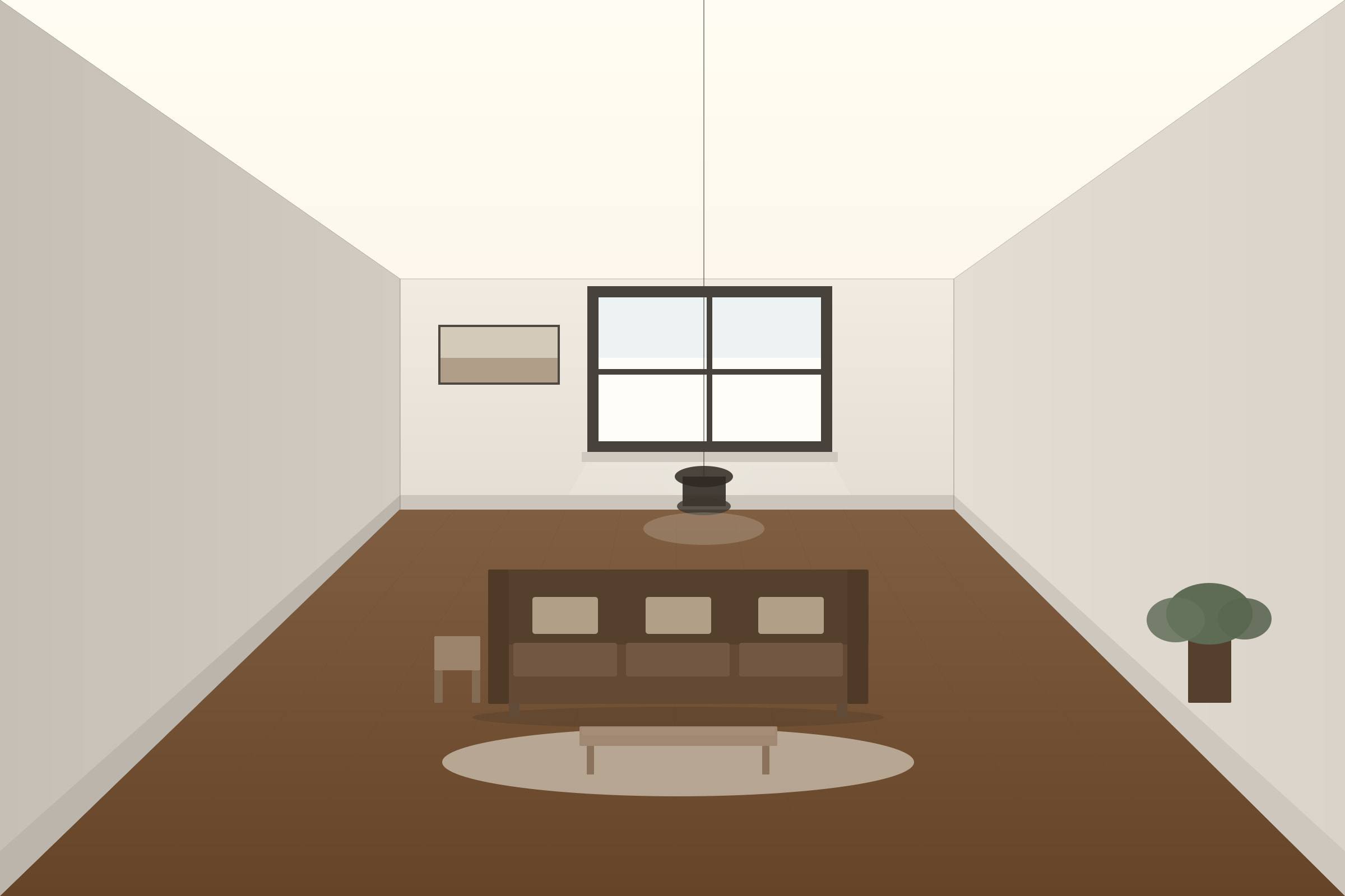 Solid ash tabletops on powder-coated steel bases under pendant lighting