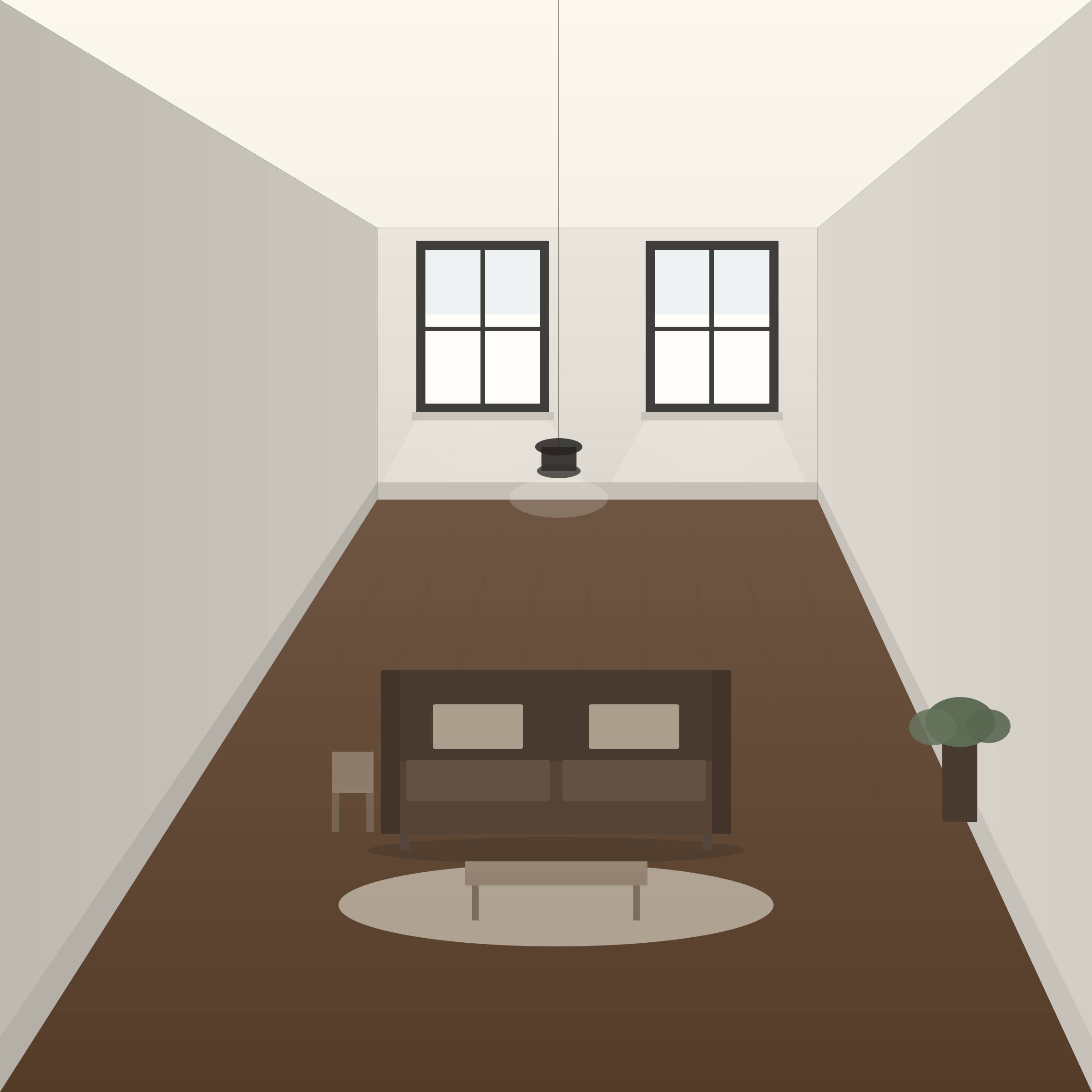 The acoustic lobby between the waiting room and the adjoining surgery